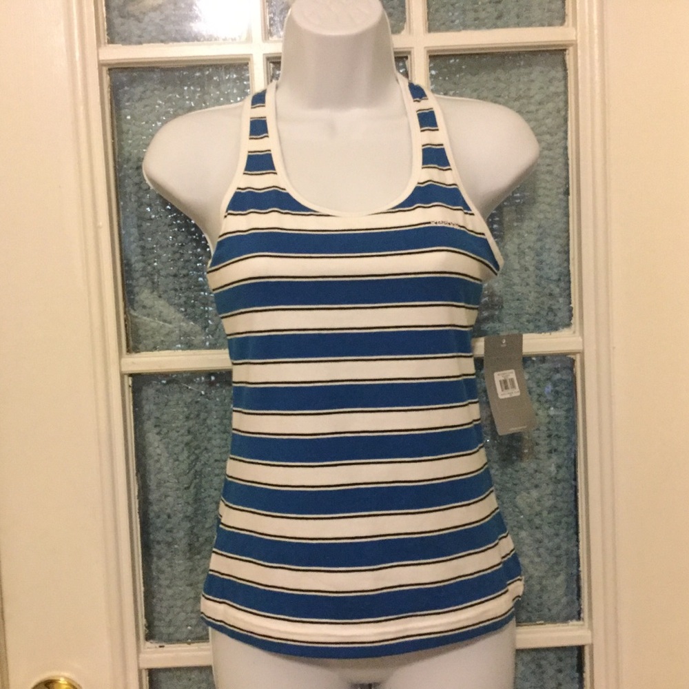 Reebok stripe tank top size XS